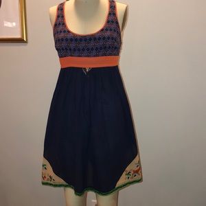 Navy Retro Dress